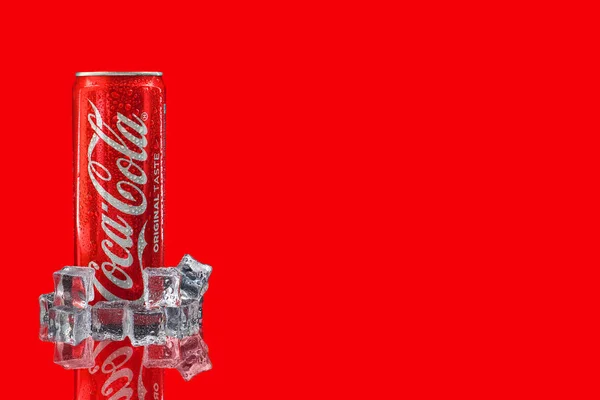Kuala Lumpur Maleisië Oktober 2020 Coca Cola Cola Drink Rode — Stockfoto
