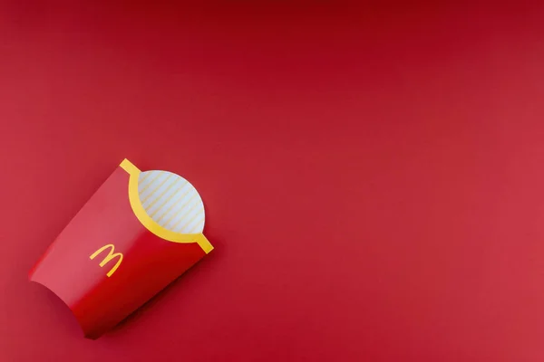 Куала Лумпур Малайзия Октября 2020 Года Коробка Картошки Фри Mcdonalds — стоковое фото