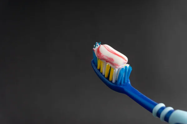 Toothbrush Closeup White Background Healthy Concept — Stock Photo, Image