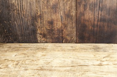 Kahverengi eski duvar arka plan ve Resepsiyon