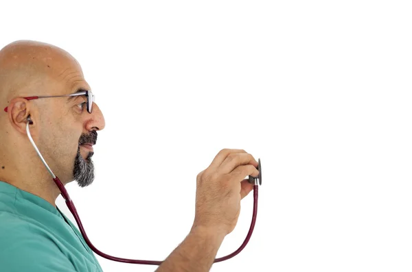 Médecin avec stéthoscope — Photo