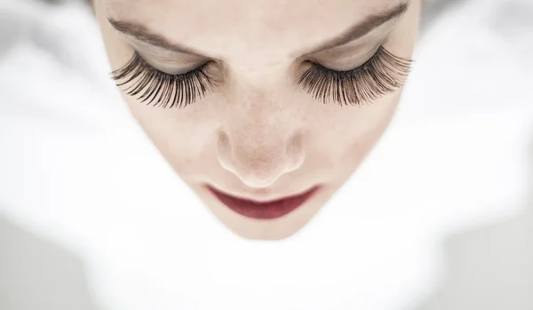 Close up shot of beautiful woman — Stock Photo, Image