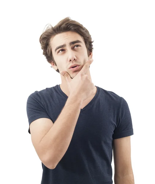 Portrait of thinking man — Stock Photo, Image