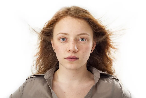 Portrait of young blond woman — Stock Photo, Image