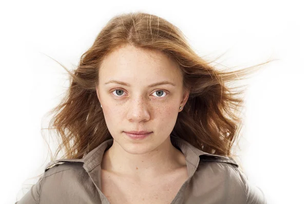 Portrait of young blond woman — Stock Photo, Image