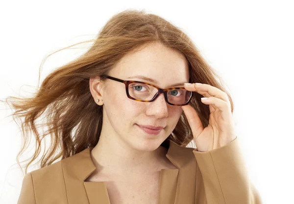 Mujer joven en gafas —  Fotos de Stock