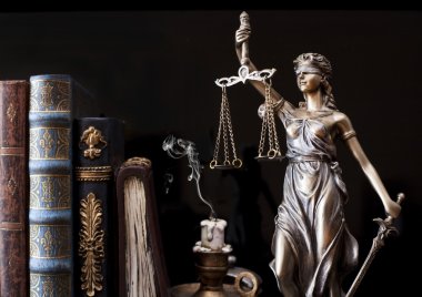 Statue of justice clipart