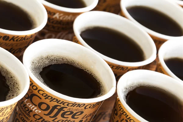 Disposable coffee cups — Stock Photo, Image