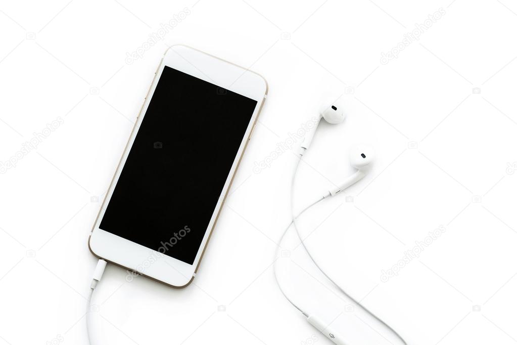 Mobile phone with headphone