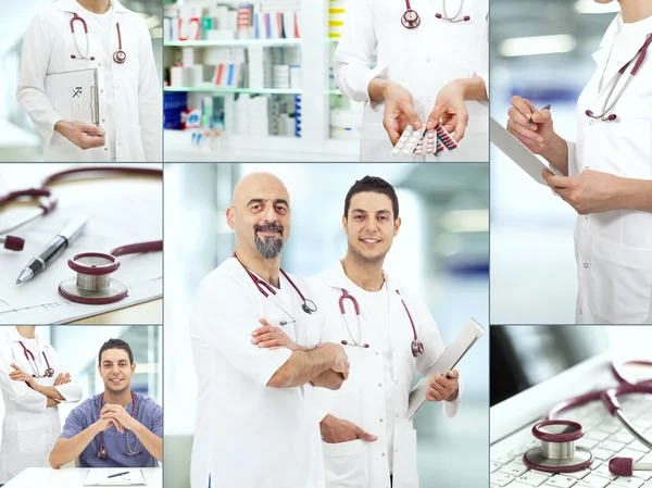 Medicinsk collage — Stockfoto