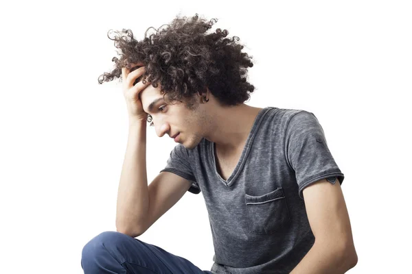 Thoughtful young man — Stock Photo, Image