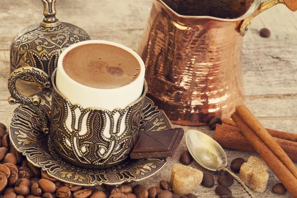 Eine Tasse türkischen Kaffee — Stockfoto