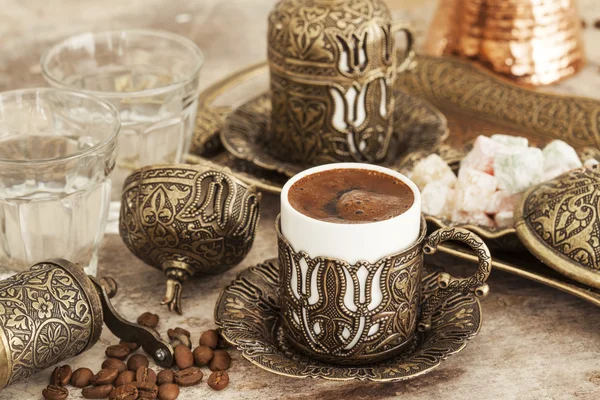 Filiżankę kawy po turecku — Zdjęcie stockowe