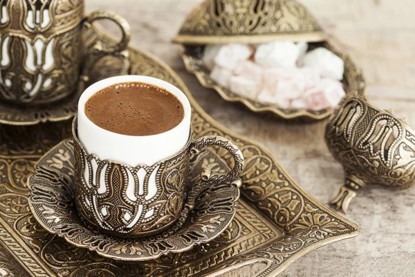 Eine Tasse türkischen Kaffee — Stockfoto