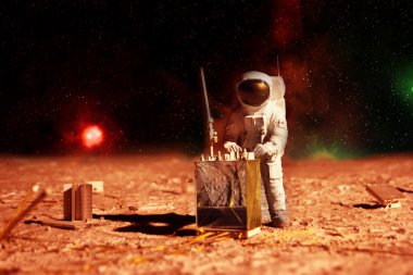 Mars'ta astronot