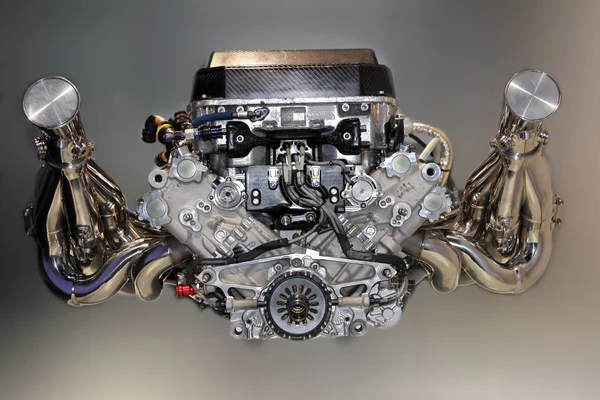 car engine closeup
