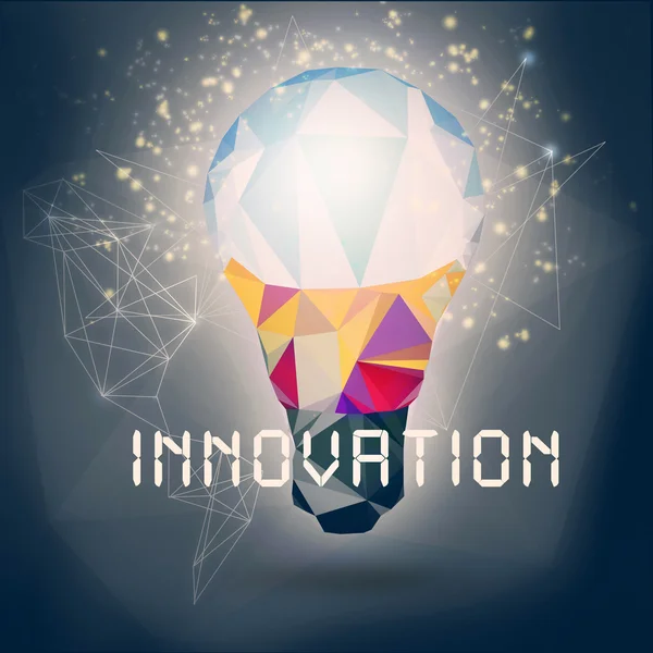 Innovation concept bulb — Stock Photo, Image