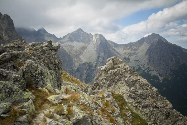 높은 tatras에 극적인 산 풍경 — 스톡 사진