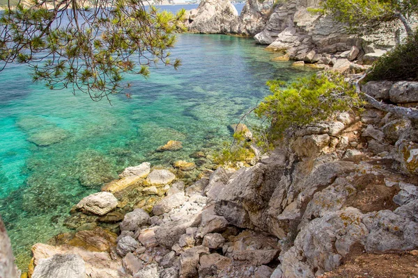 Mallorca üres beach — Stock Fotó