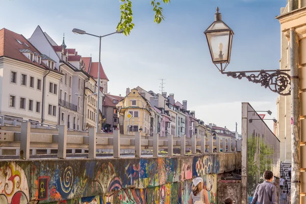 Centrum města Bratislava street — Stock fotografie