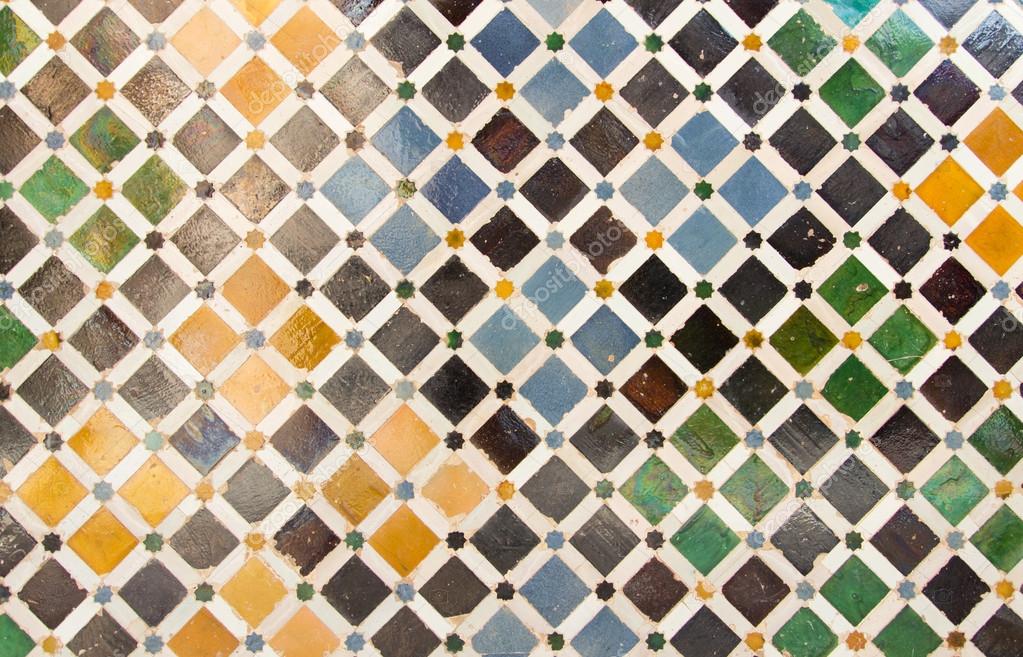colorful tile mosaic background