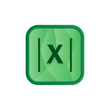 X 'in mutlak değeri için matematik sembolü