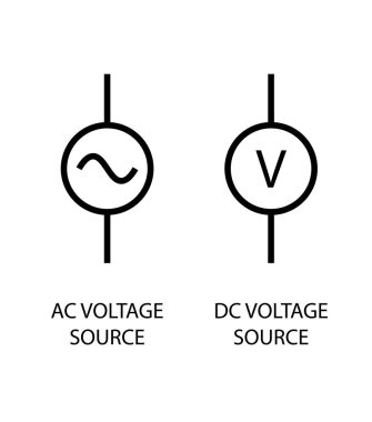 AC voltaj kaynağı ve dc voltaj kaynağı