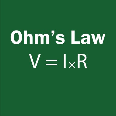 Ohm 'un yeşil tahtadaki yasası