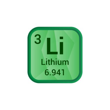 Li lityum kimyasal element periyodik tablo