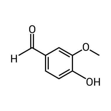Vanilinin kimyasal yapısı (C8H8O3)