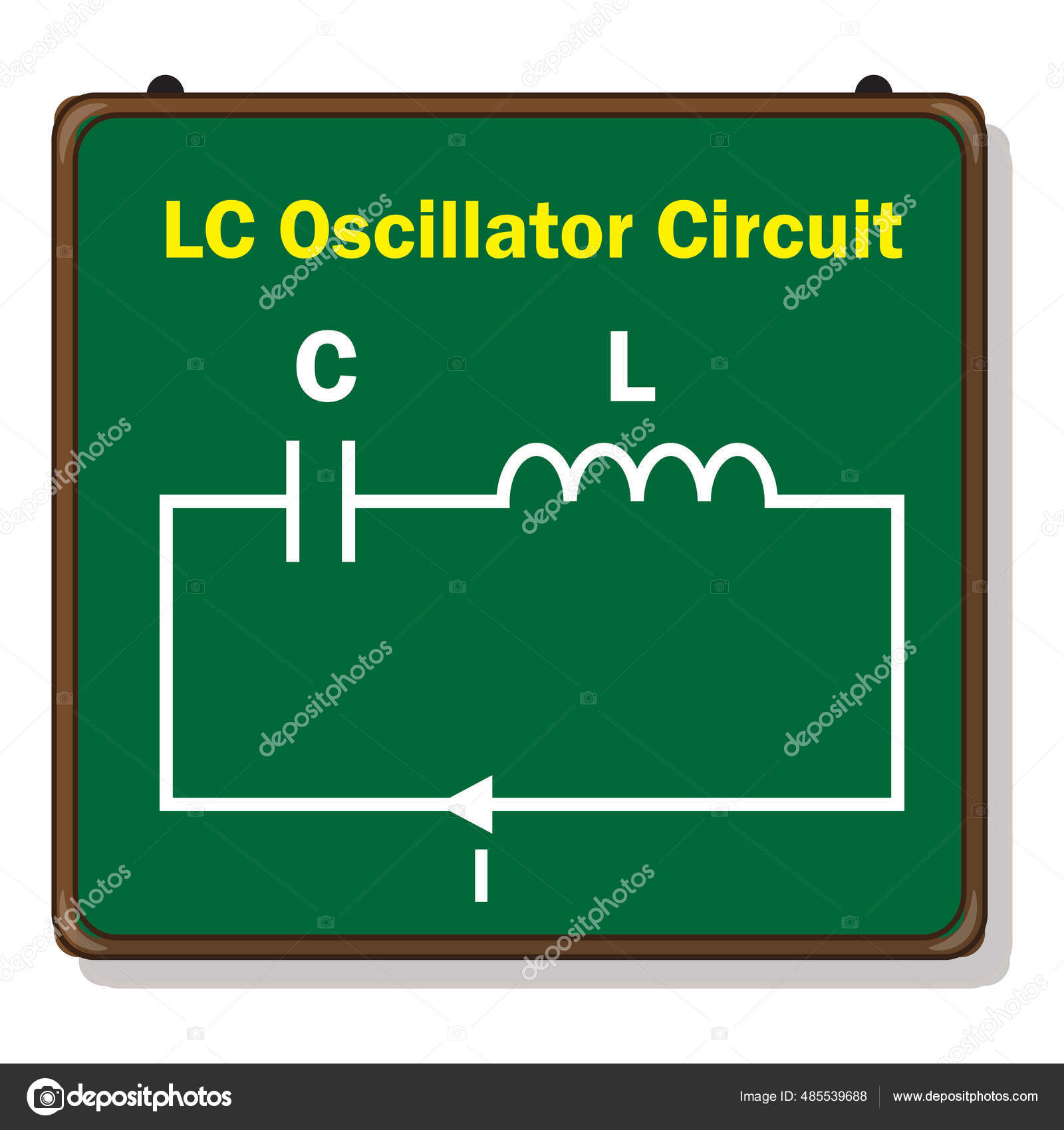 Oscillator Circuit Elektrisk Krets vektor av ©zizou07 485539688