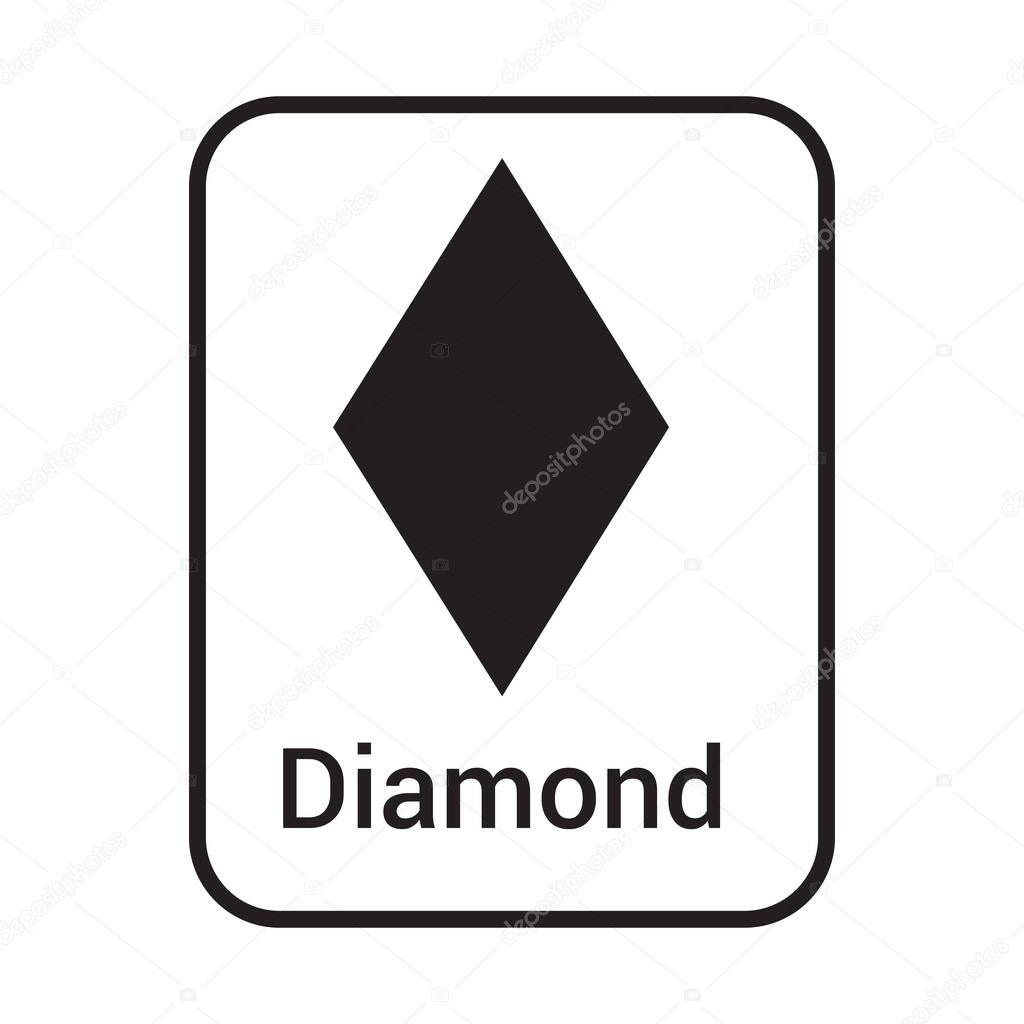 black diamond geometric shape for preschoolers
