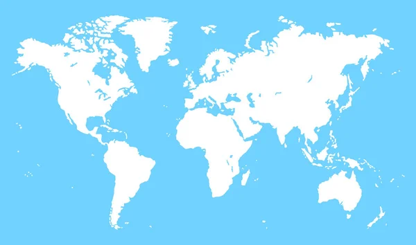 Αεροπλάνο Χάρτη Του Κόσμου Μπλε Φόντο — Διανυσματικό Αρχείο