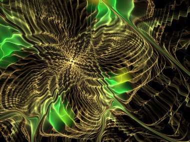Soyut fraktal arkaplan, bilgisayar tarafından oluşturulan illüstrasyon.