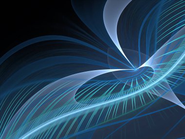 Soyut fraktal arkaplan, bilgisayar tarafından oluşturulan illüstrasyon.