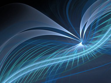 Soyut fraktal arkaplan, bilgisayar tarafından oluşturulan illüstrasyon.