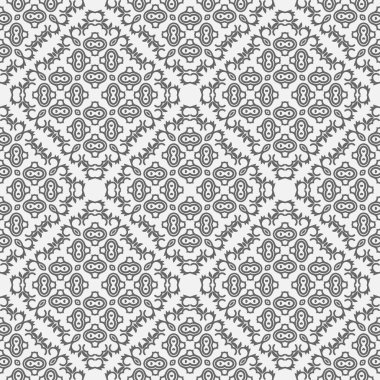 Soyut geometrik dikişsiz desen. Vektör illüstrasyonu.