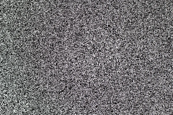 Телевізійний білий шум на РК-екрані — стокове фото