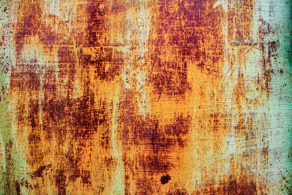 Abstract corroded colorful rusty metal background — Stock Photo, Image