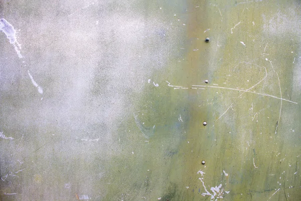 Beyaz sprey boya ile eski metal duvar dokusu — Stok fotoğraf