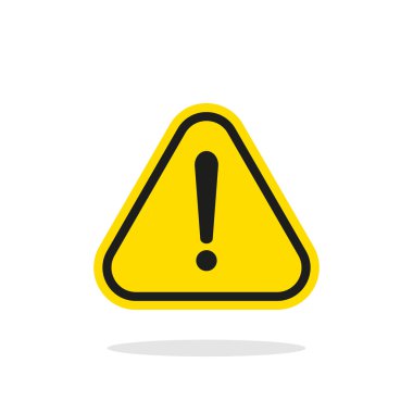 Uyarı işareti vektör simgesi