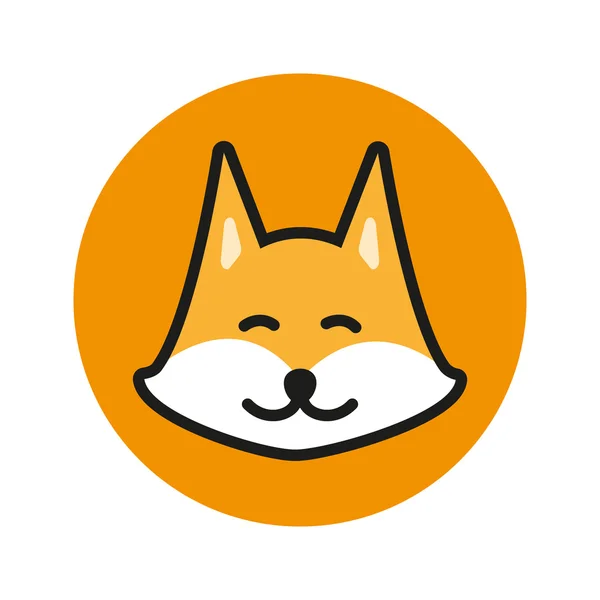 Fox vector icon — Stock Vector