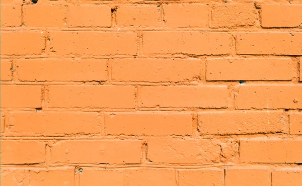 Oranje baksteen muur achtergrond — Stockfoto