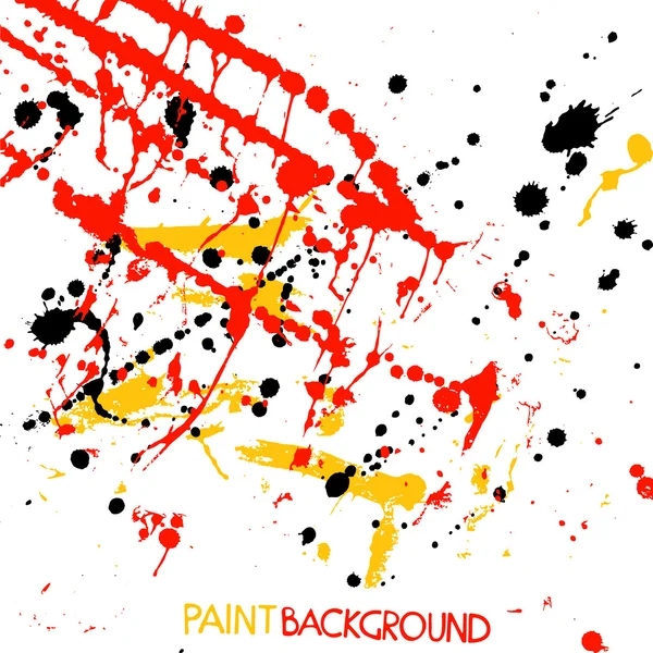 Bright Paint Stains. Abstract Vector Background — Stock Vector