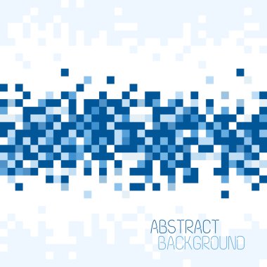 Soyut piksel mozaik mavi model arka plan