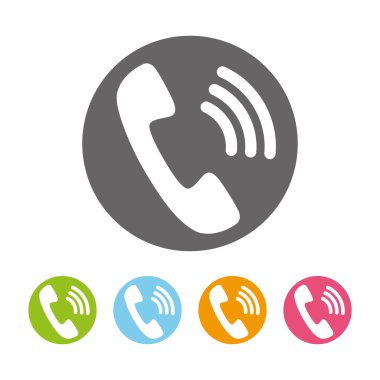 telefon vektör ikonlar