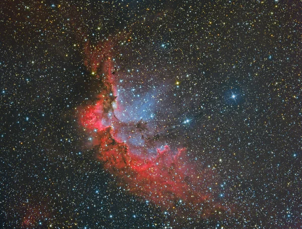 NGC 7380 Nebulosa do Feiticeiro — Fotografia de Stock