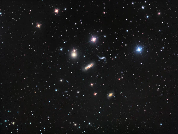 Hickson 44 galaxis csoport — Stock Fotó