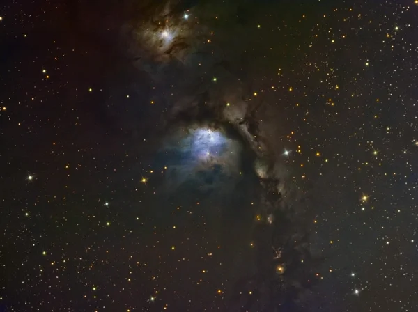 Mgławica M78 sfotografowana z teleskopem i kamerą Ccd naukowych — Zdjęcie stockowe
