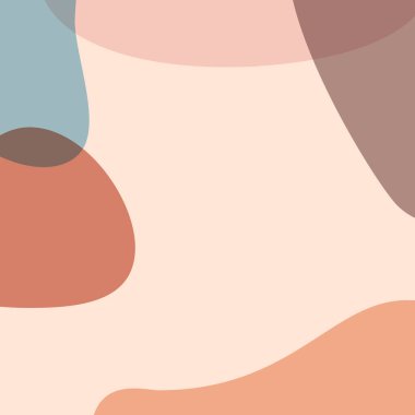 Sosyal medya, öykü şablonu, dekorasyon, kartpostal, paket veya kapak tasarımı için soyut minimalist modayı üstüste koyma biçimi. Vektör illüstrasyonu. 